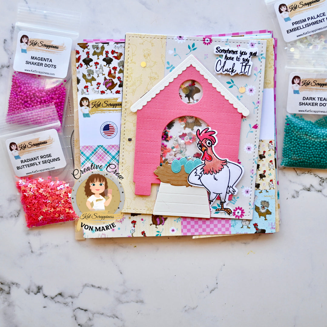 Sassy Chickens 6x8 Stamp Set