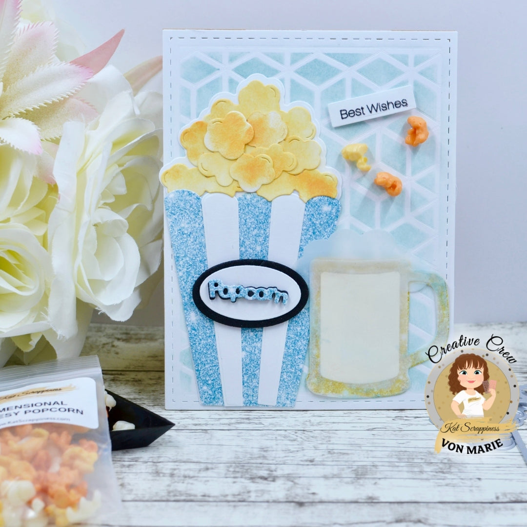 Popcorn Box (Shaker) Craft Dies