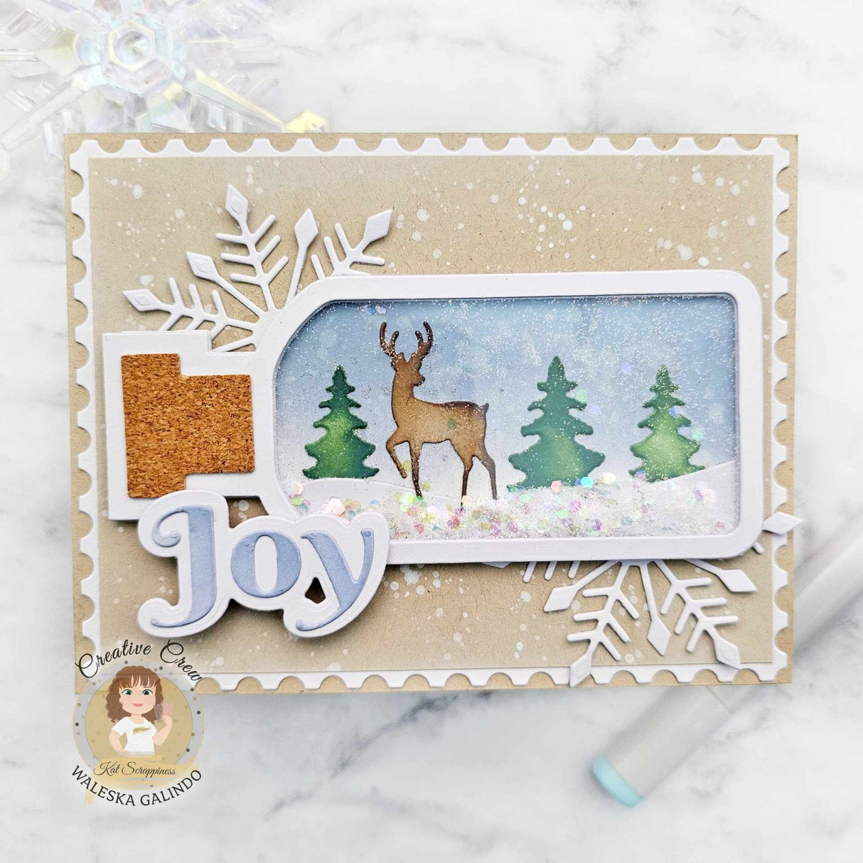 Christmas in a Bottle Shaker Craft Dies -