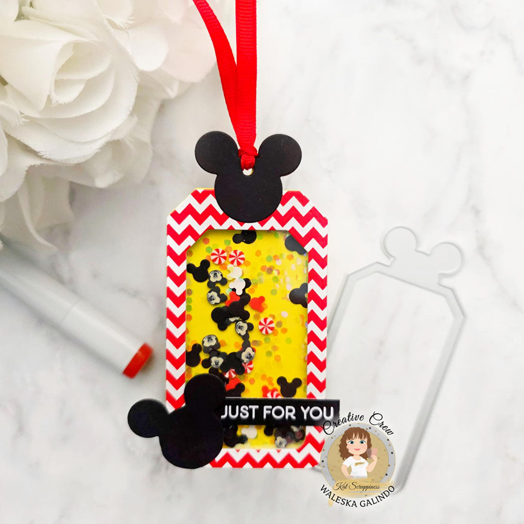 Mouse Ear Shaker Tag Craft Dies