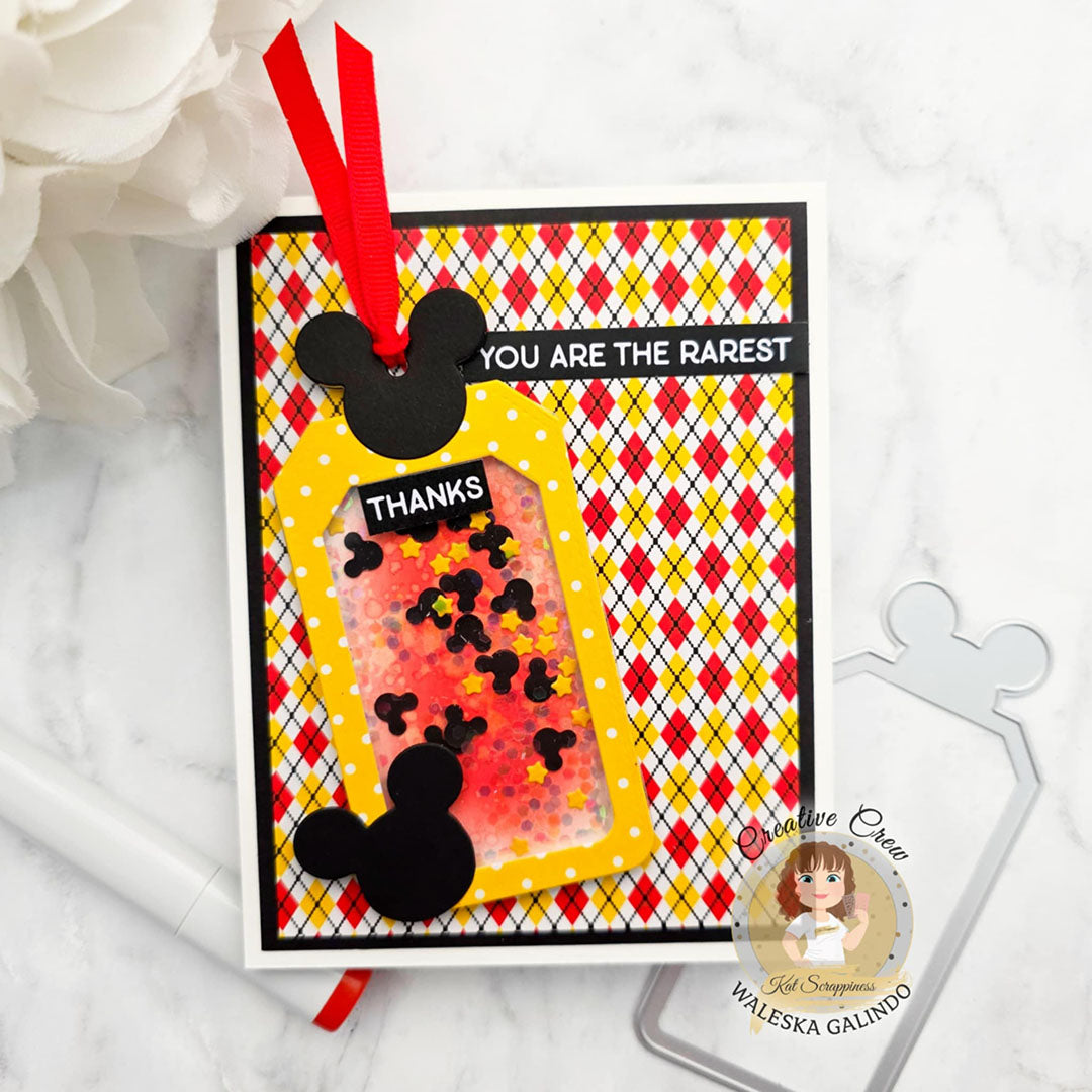 Mouse Ear Shaker Tag Craft Dies