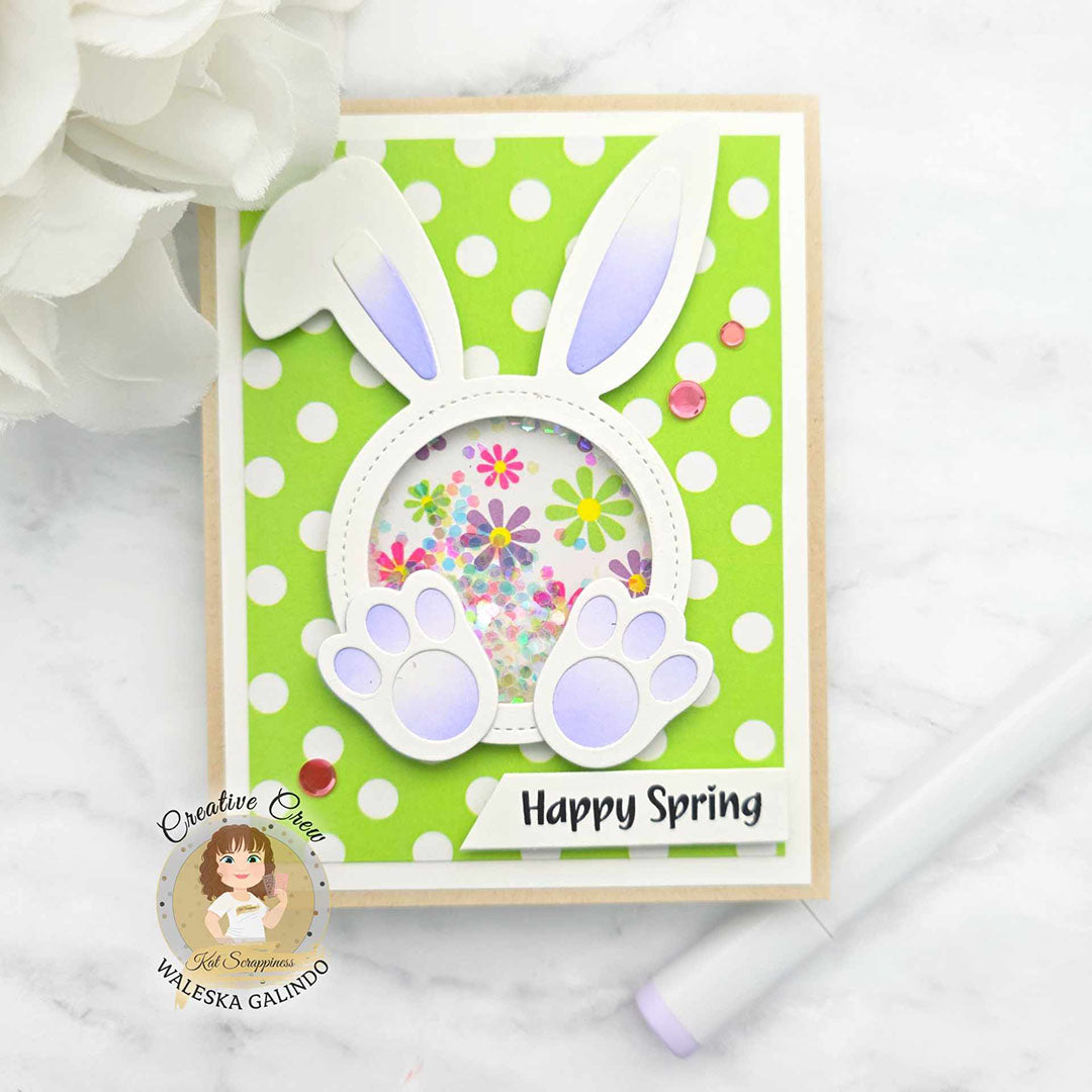 Easter Bunny Shaker Card Craft Dies