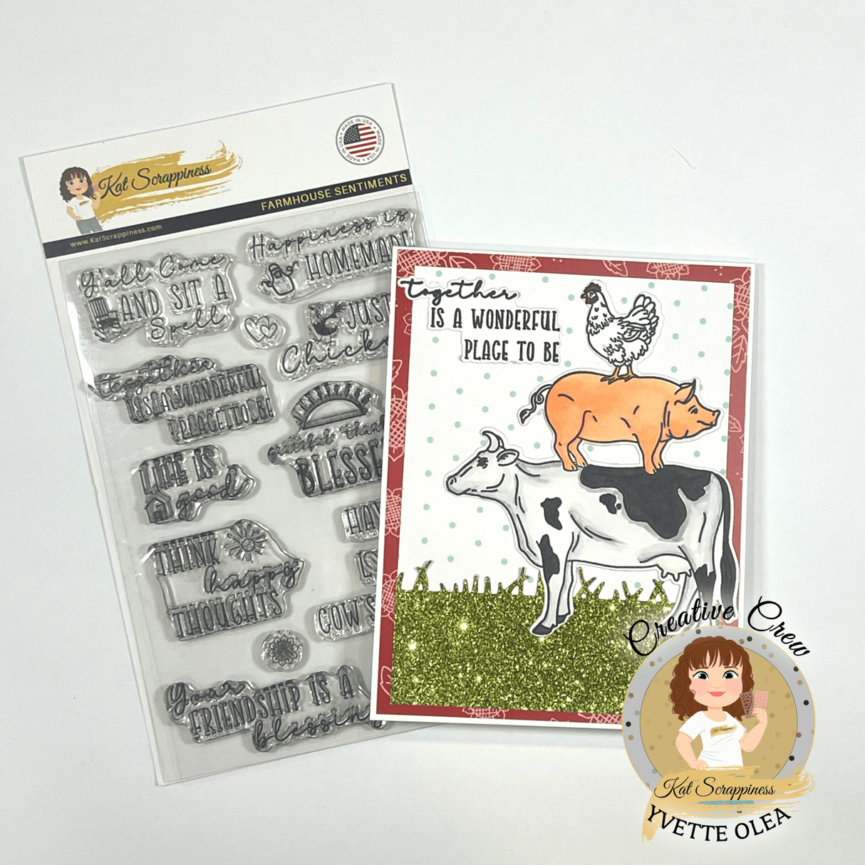 Farmhouse Sentiment Stamps