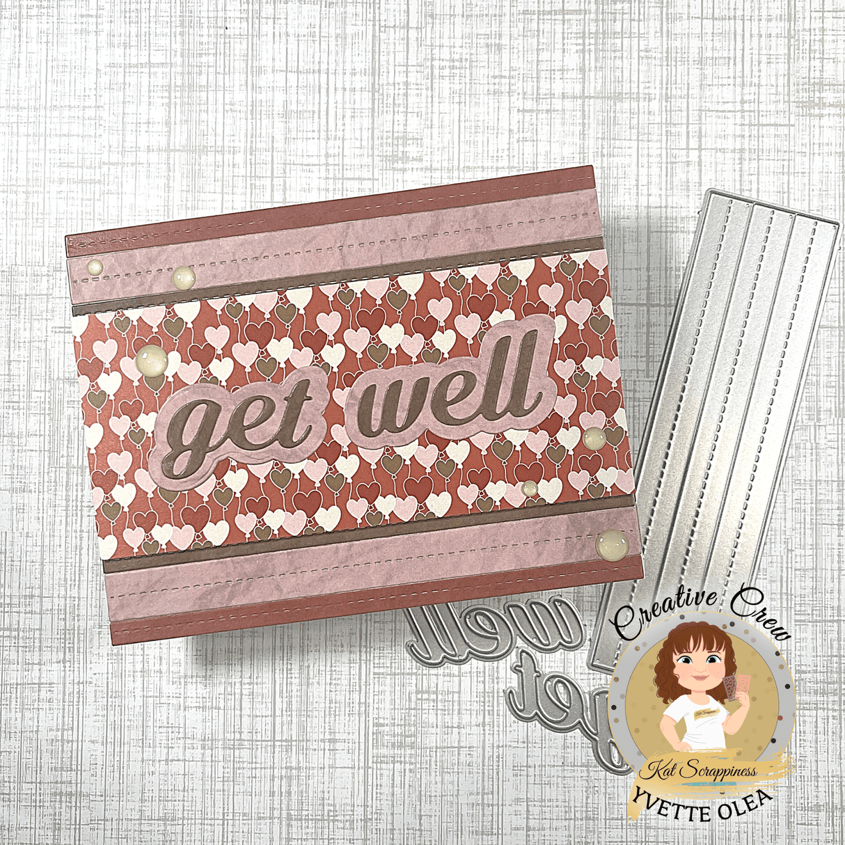 Peachy Keen Enamel Dots