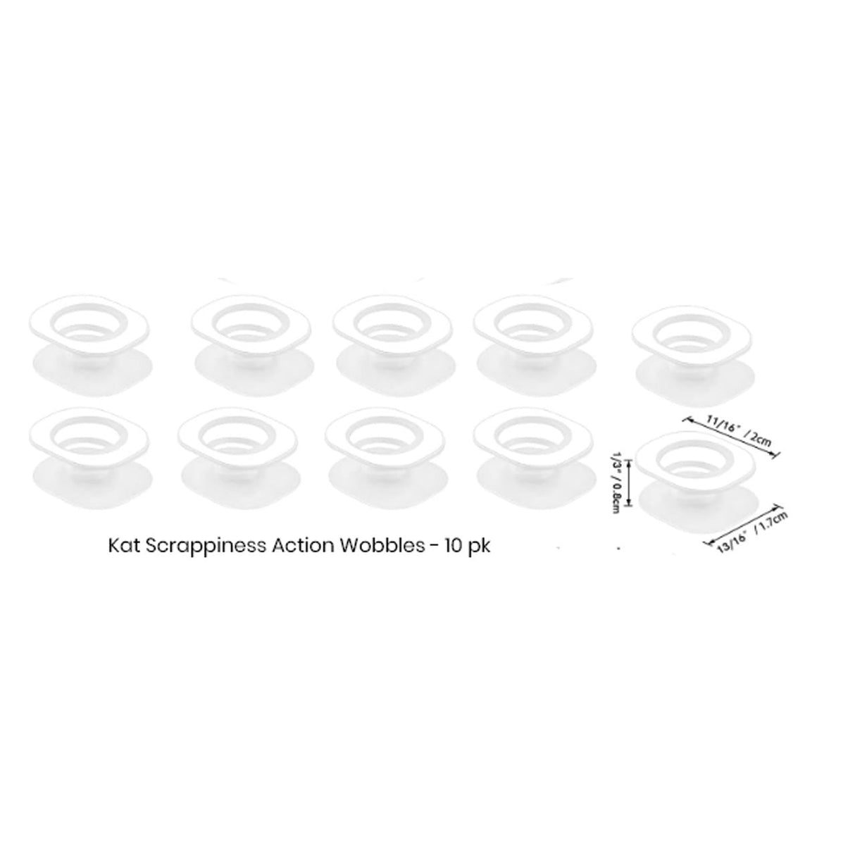 Mini Action Wobbles - 10 pk