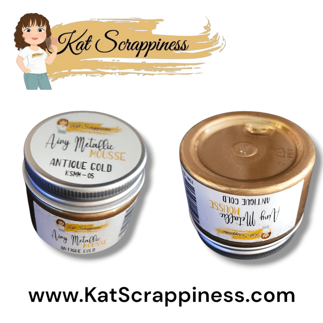 Airy Mousse Metallic from Kat Scrappiness - Antique Gold