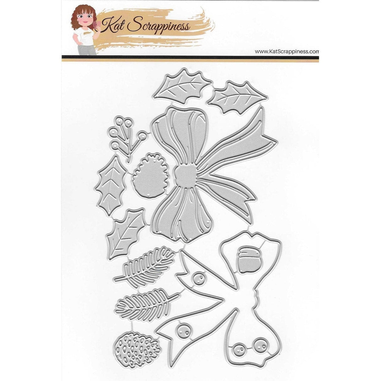 Festive Christmas Arrangement Craft Dies -