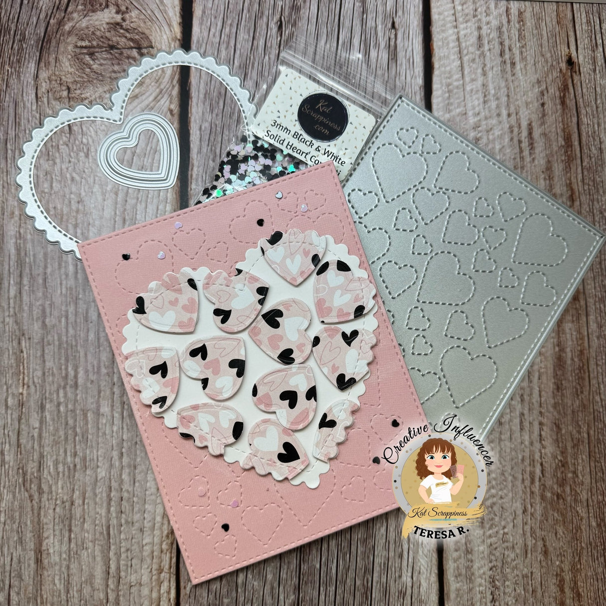 Love Doodles Black 6x6 Paper Pad