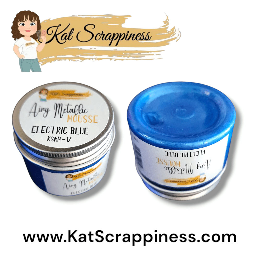 Airy Mousse Metallic from Kat Scrappiness - Electric Blue