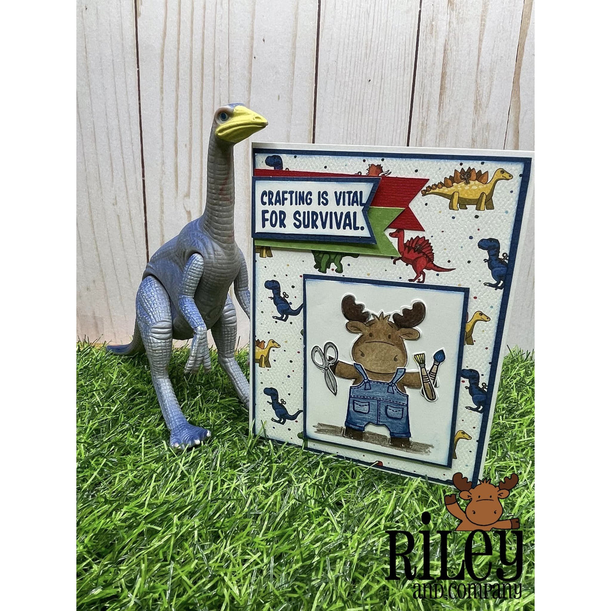 Crafting is Vital to Survival Clear Stamps by Riley & Co