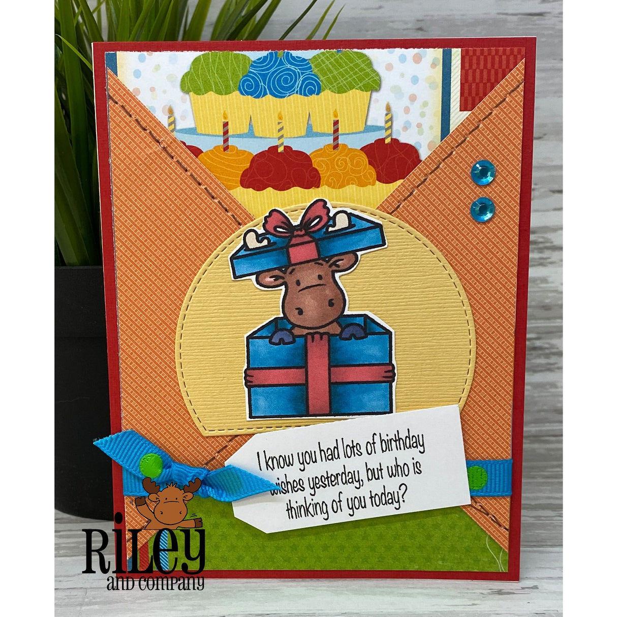 Who is Thinking of you Today? Clear Stamp by Riley & Co