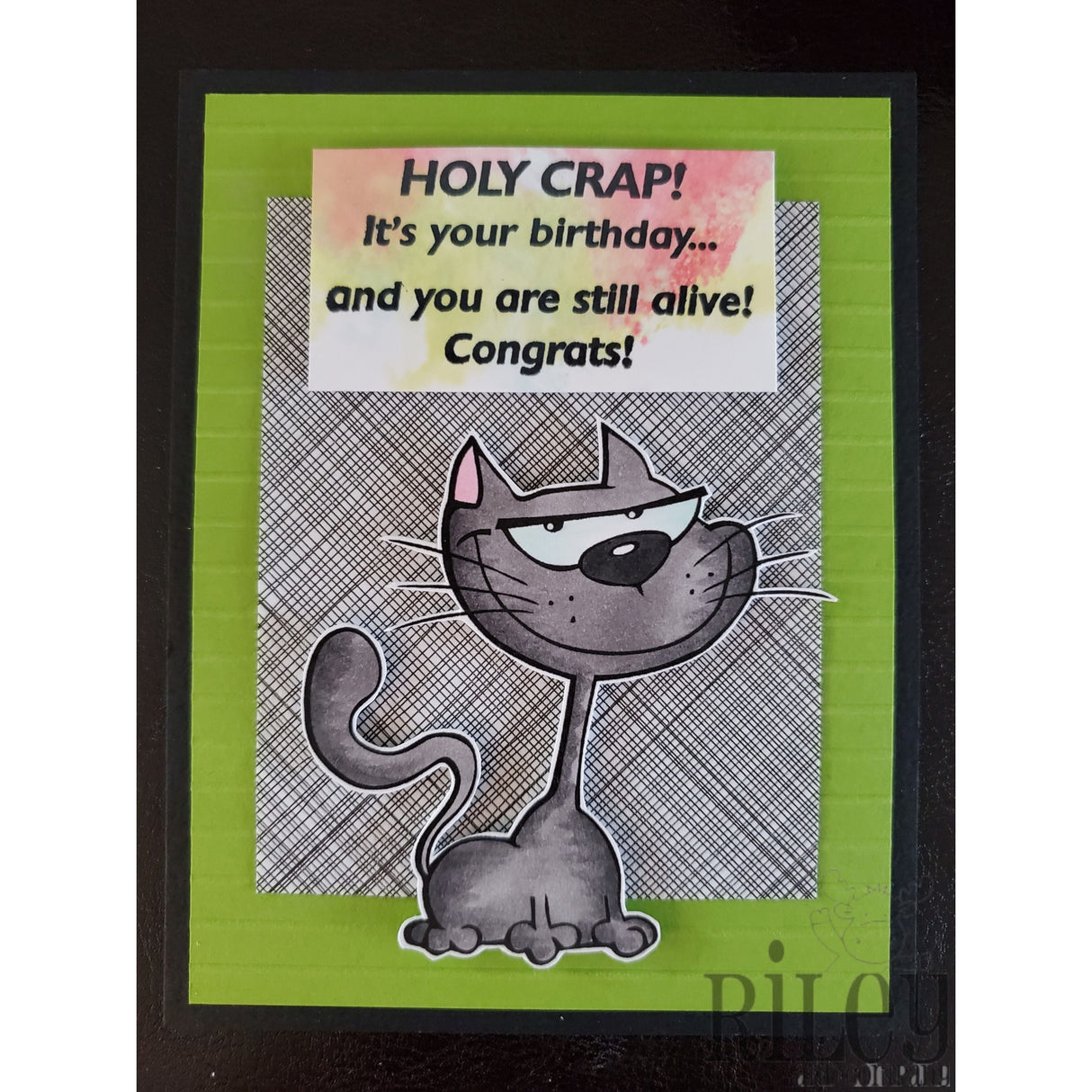 Holy Crap! Cling Stamp by Riley & Co