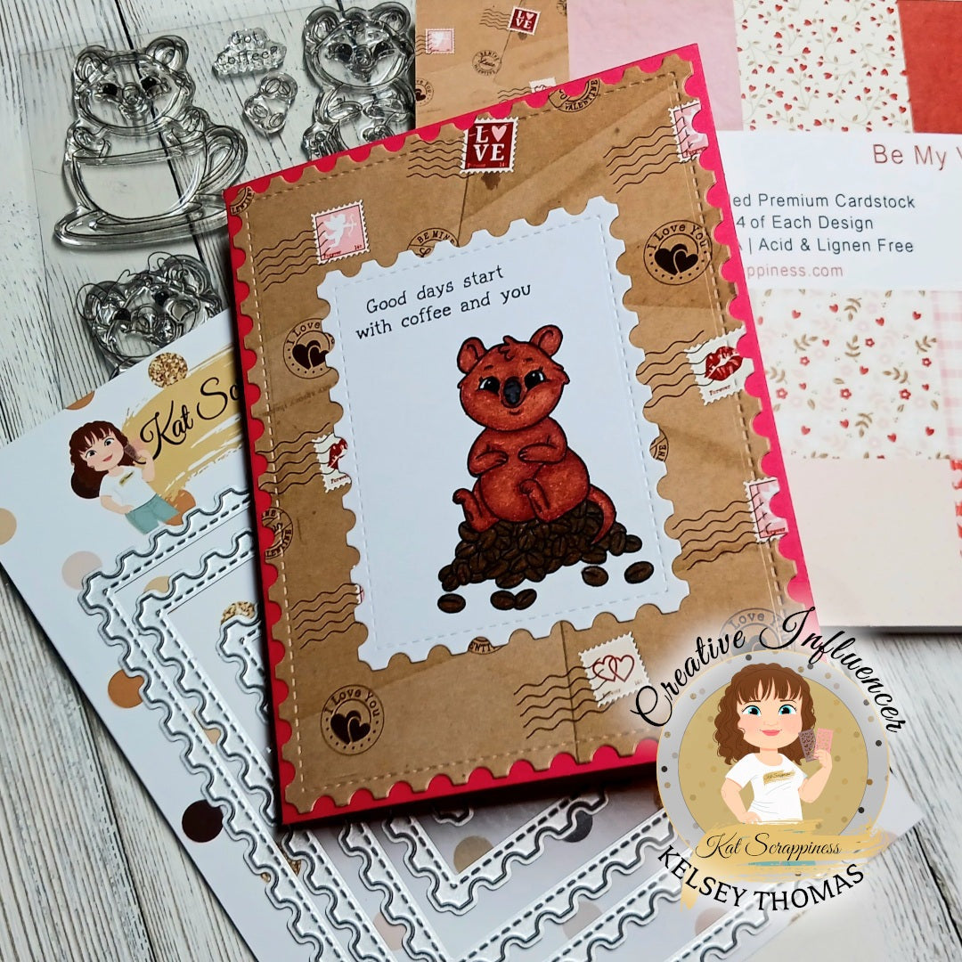 Coffee Quokka Stamp Set