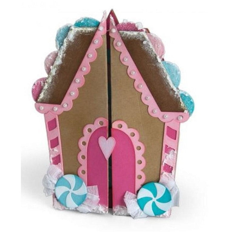 Gingerbread House Card Sizzix Thinlits Dies By Jen Long