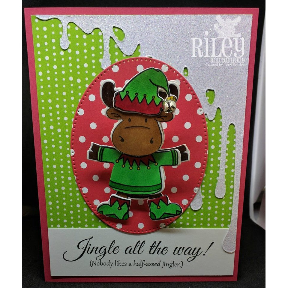 Jingle all the Way Clear Stamp by Riley & Co
