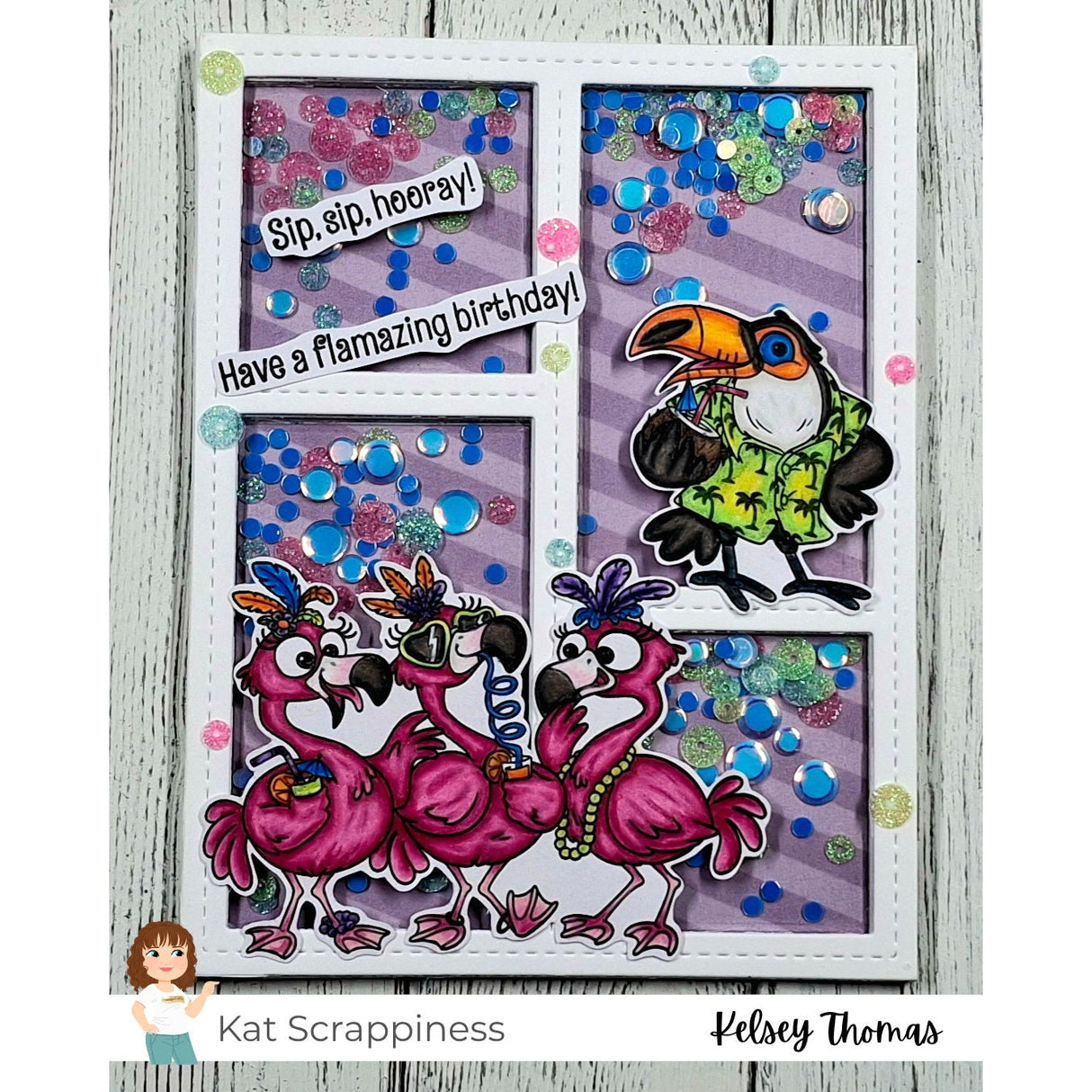Fabulous Feathered Friends 4x8 Stamp Set