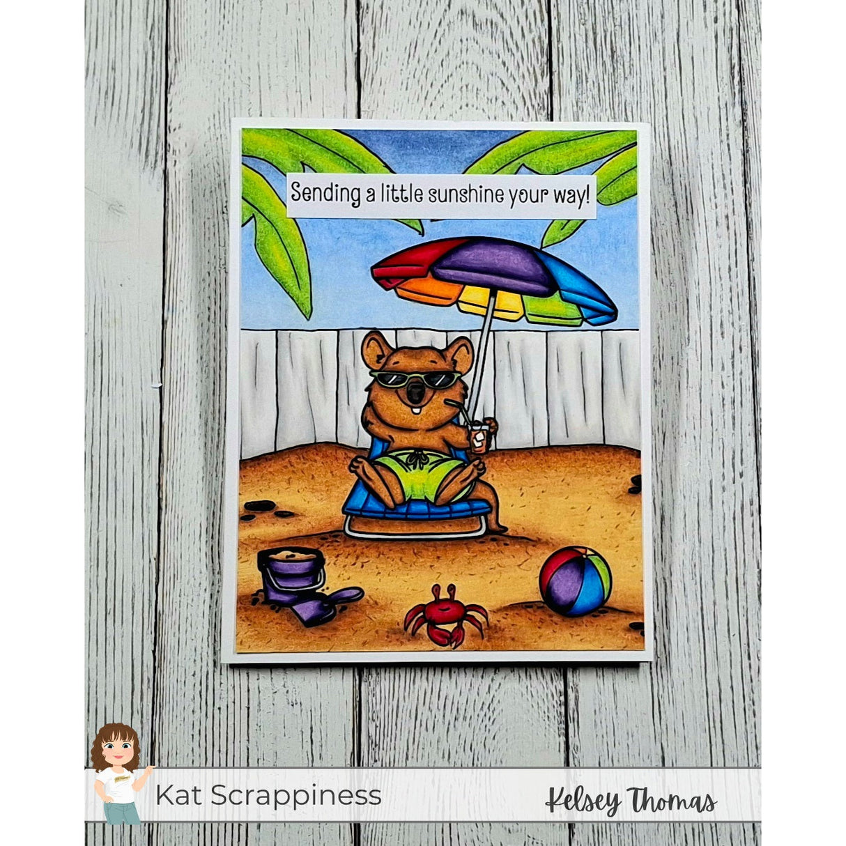 Summer Quokka Stamp Set