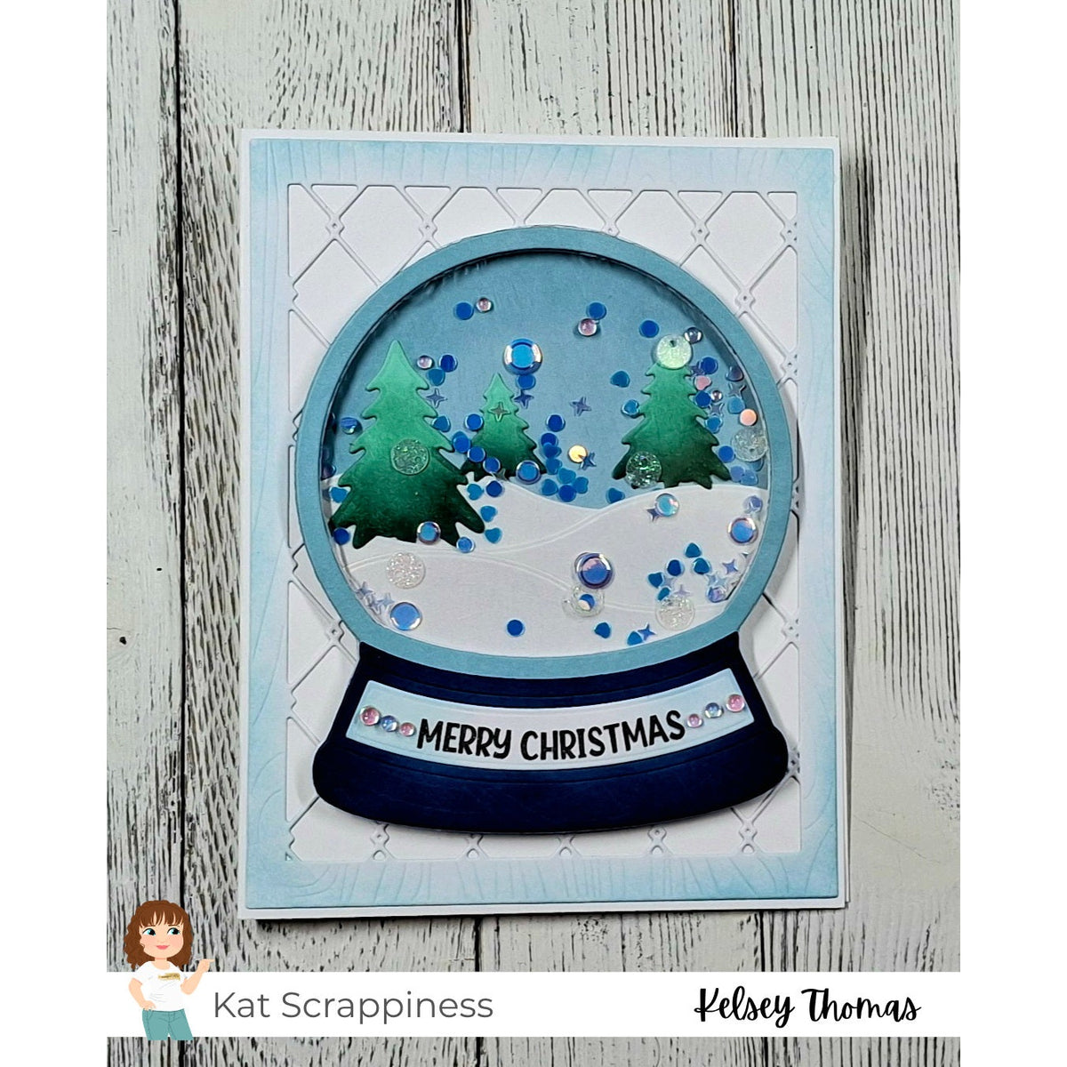 Winter Wonderland Snow Globe Shaker Craft Dies