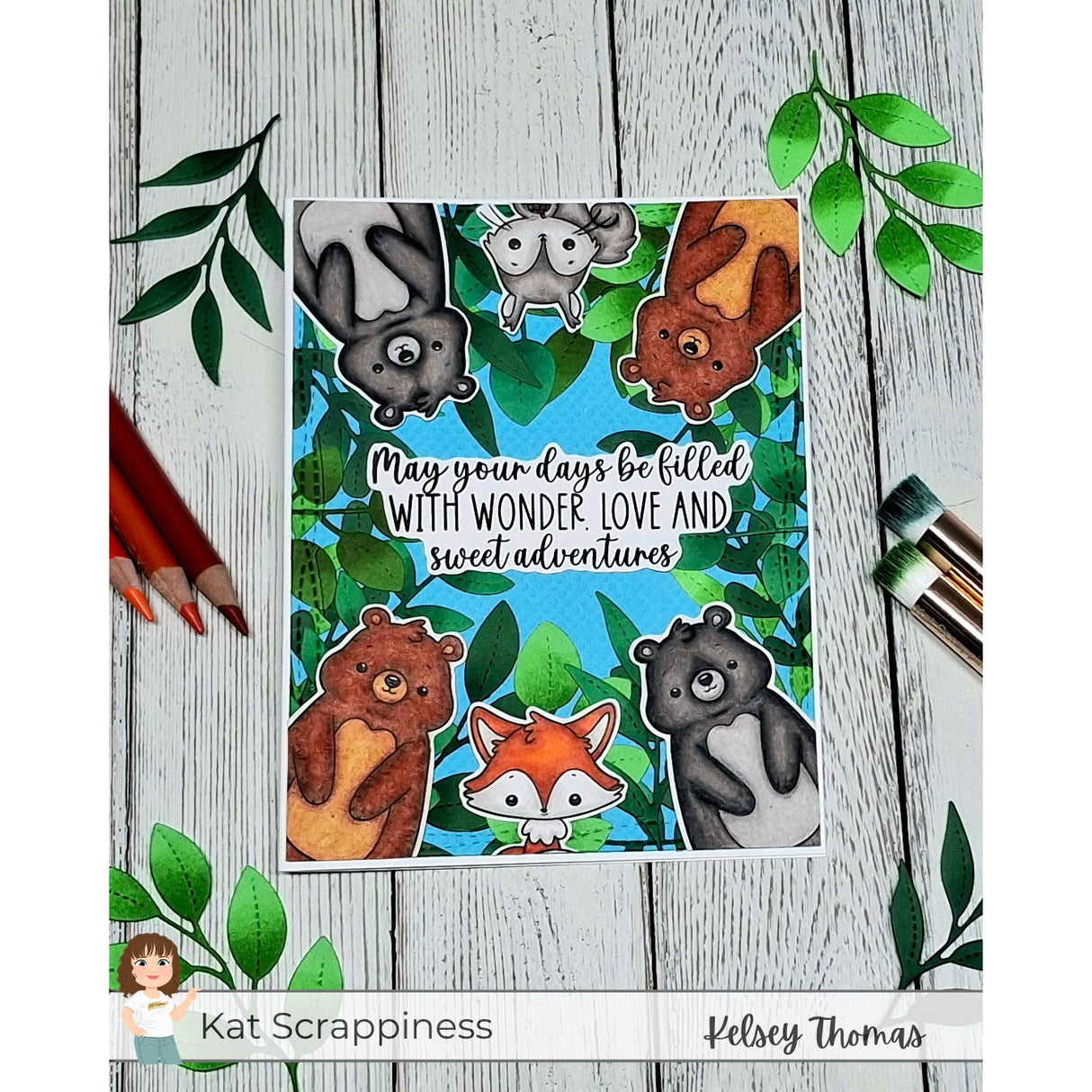 Sentiment Shoppe – Within the Fold: "Woodland Critter Sentiments" 6x6 Stamp Set - New Release!