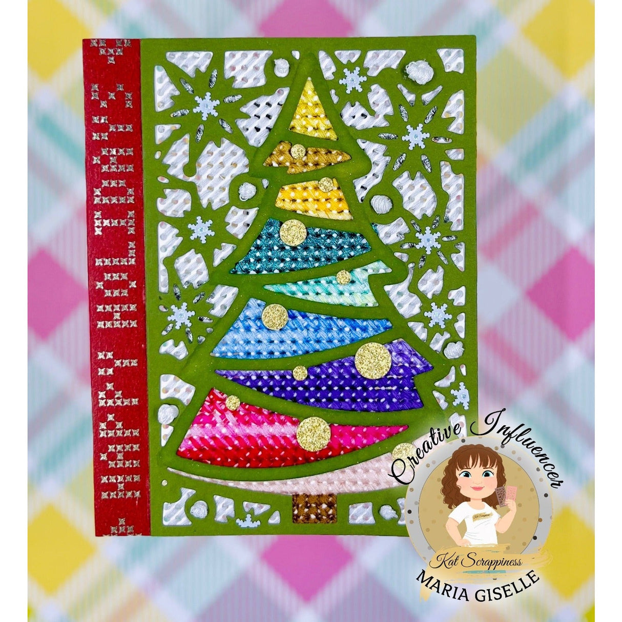 Christmas Tree Background Craft Die - CLEARANCE!