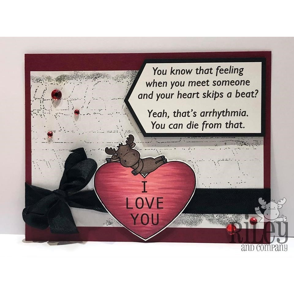 Your Heart Skips a Beat Clear Stamps by Riley & Co