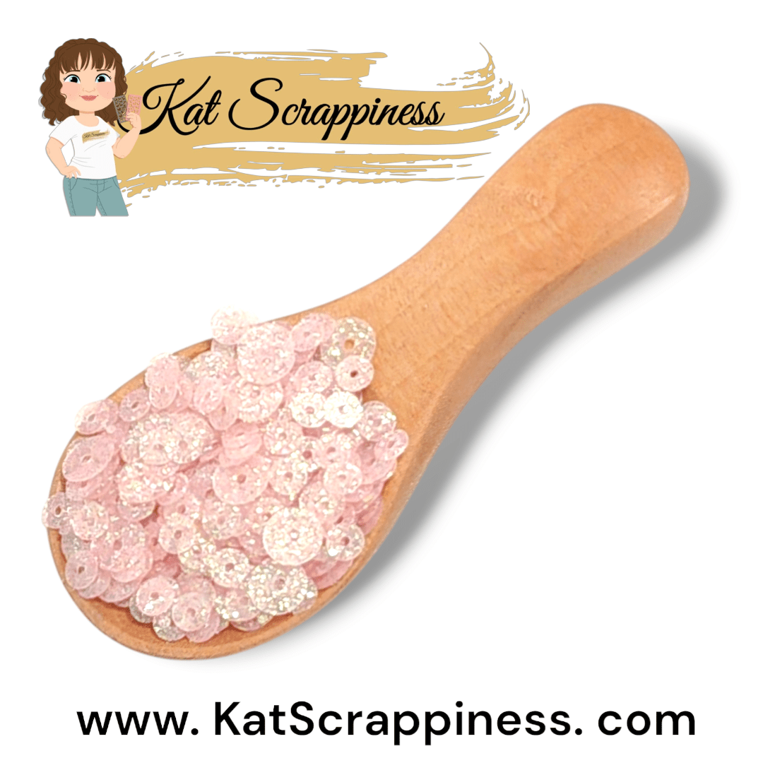 Glitter Sequin Mix - Misty Blush