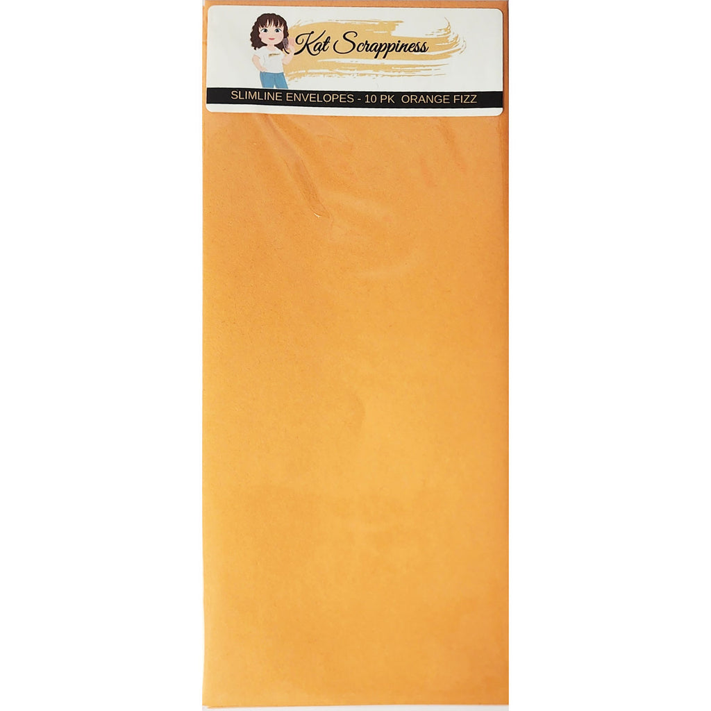 #10 Slimline Envelope - Orange Fizz 10 pack