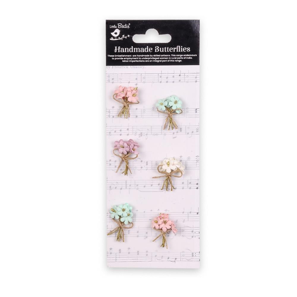 Fairy Garden Paper Bouquet Handmade Embellishment Stickers
