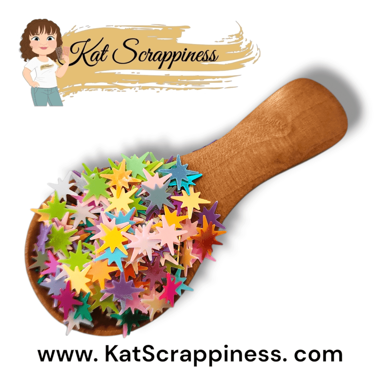 Pastel Pop Starburst Sequins