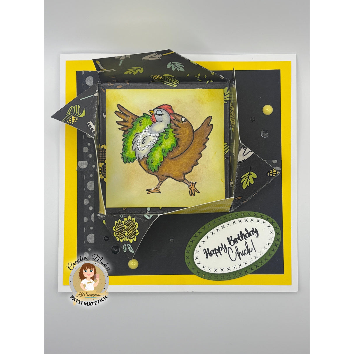 Sassy Chickens 6x8 Stamp Set