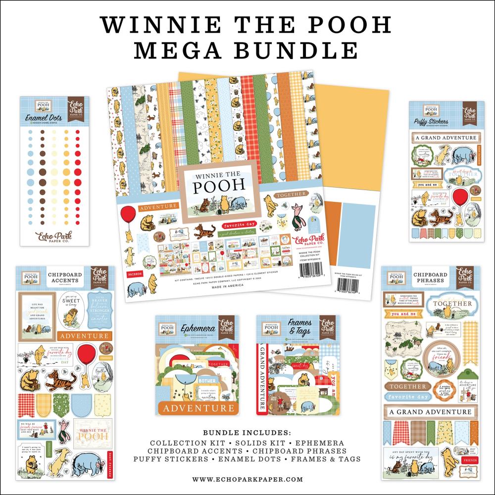 Winnie the Pooh Mega Bundle - 12" x 12" Collection Kit