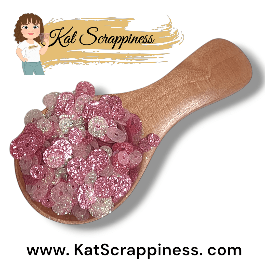 Glitter Sequin Mix - Rambling Rose
