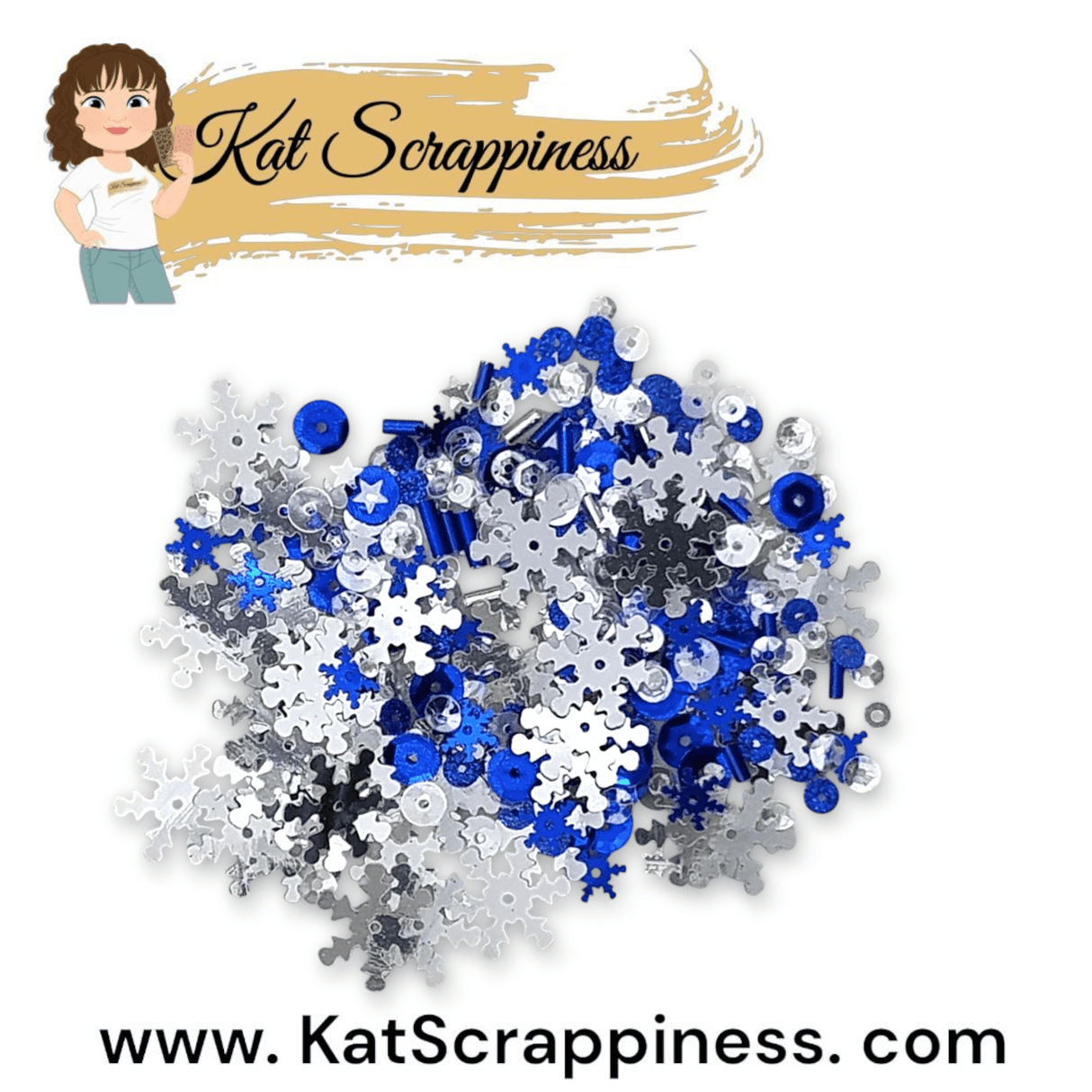 Midnight Snowfall Sequin Mix