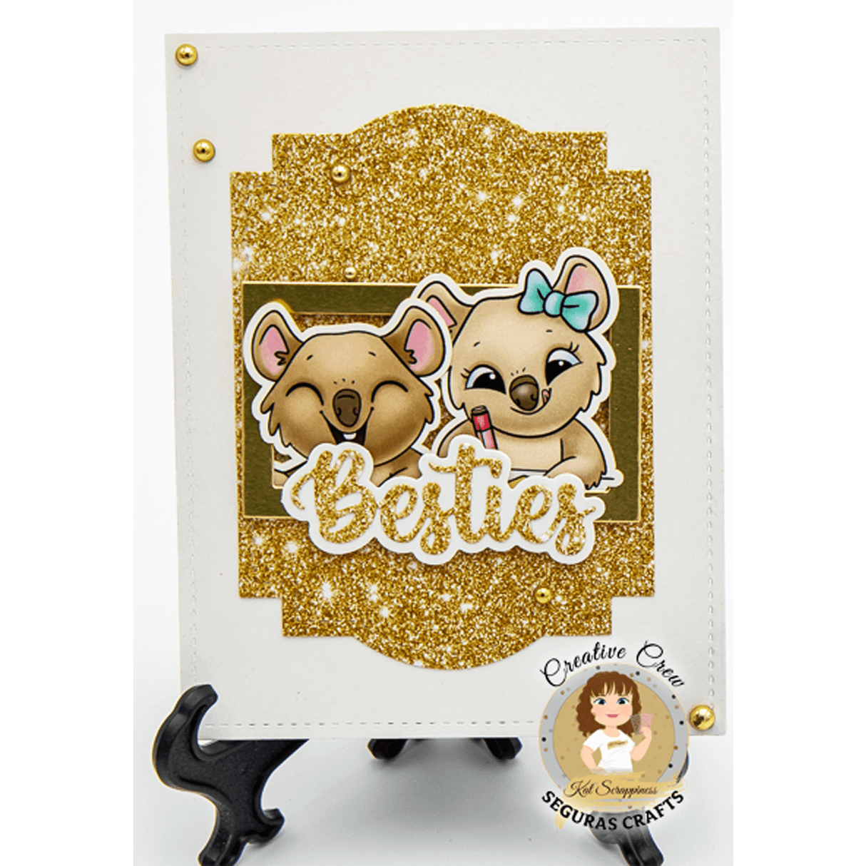 Autumn Elegance Faux Glitter 6x6 Paper Pad