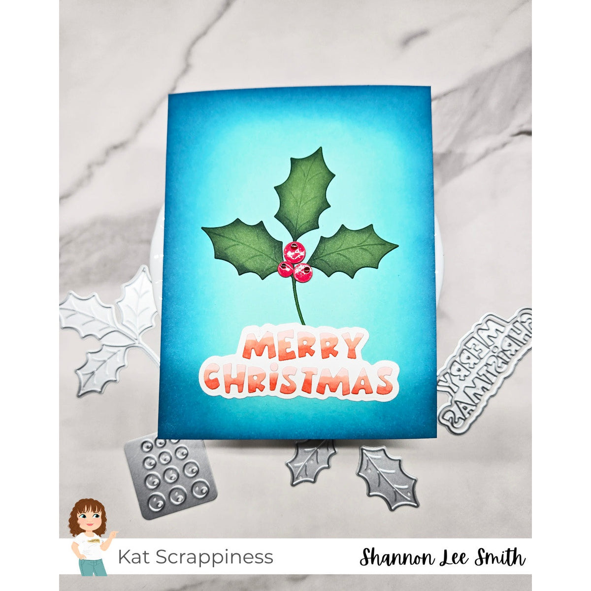 Christmas Holly Craft Dies