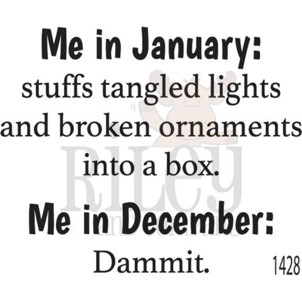 Tangled Light Dilemma Clear Stamp by Riley & Co