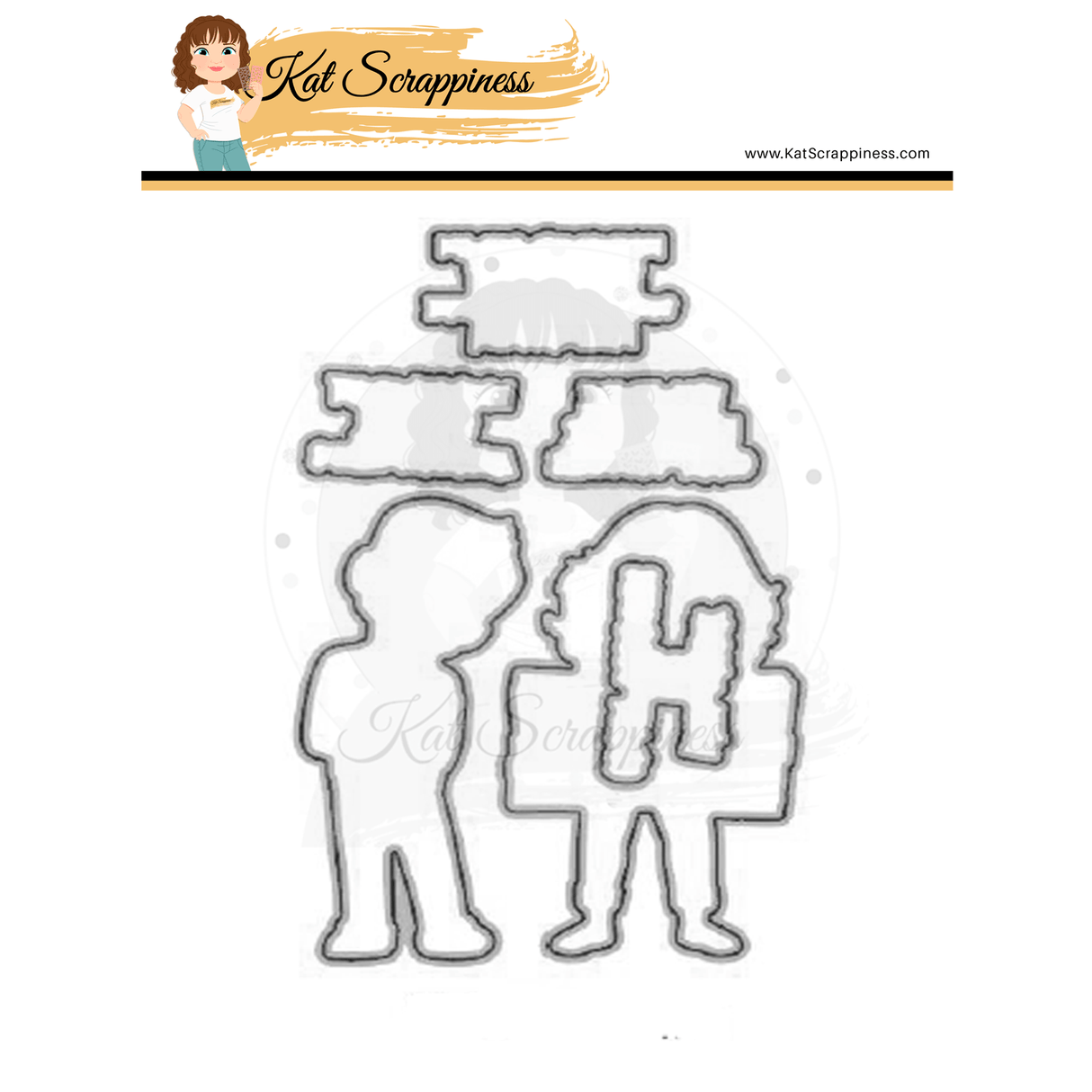 Will Work for Craft Supplies Coordinating Dies