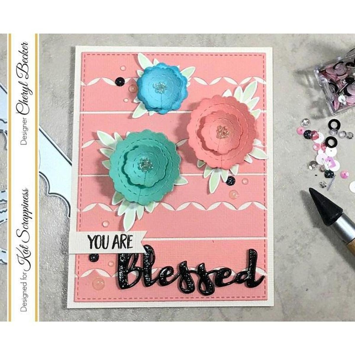 Stitched Fancy Scalloped Circle Dies by Kat Scrappiness - Kat Scrappiness