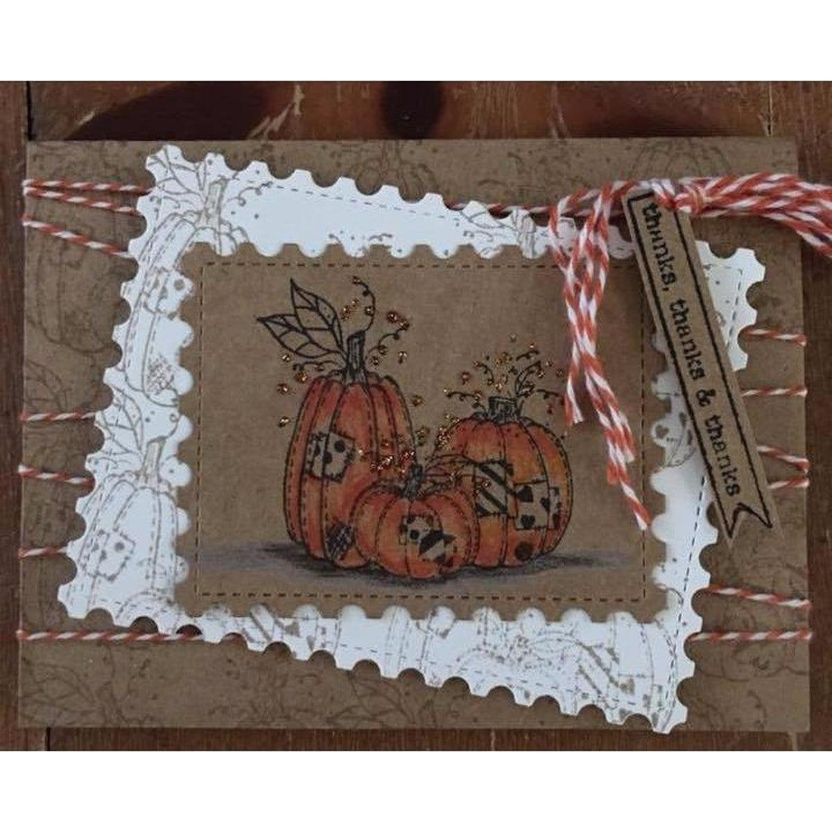 Stitched Postage Stamp Edge Rectangle Dies by Kat Scrappiness - Kat Scrappiness