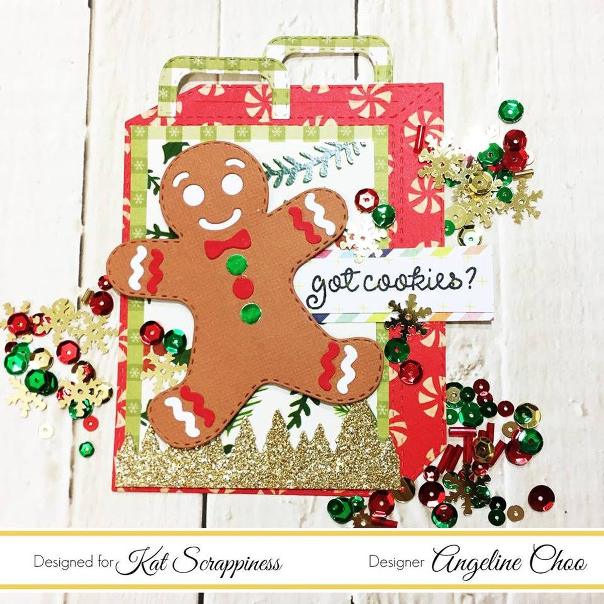 Design a Gingerbread Man Die by Kat Scrappiness - Kat Scrappiness