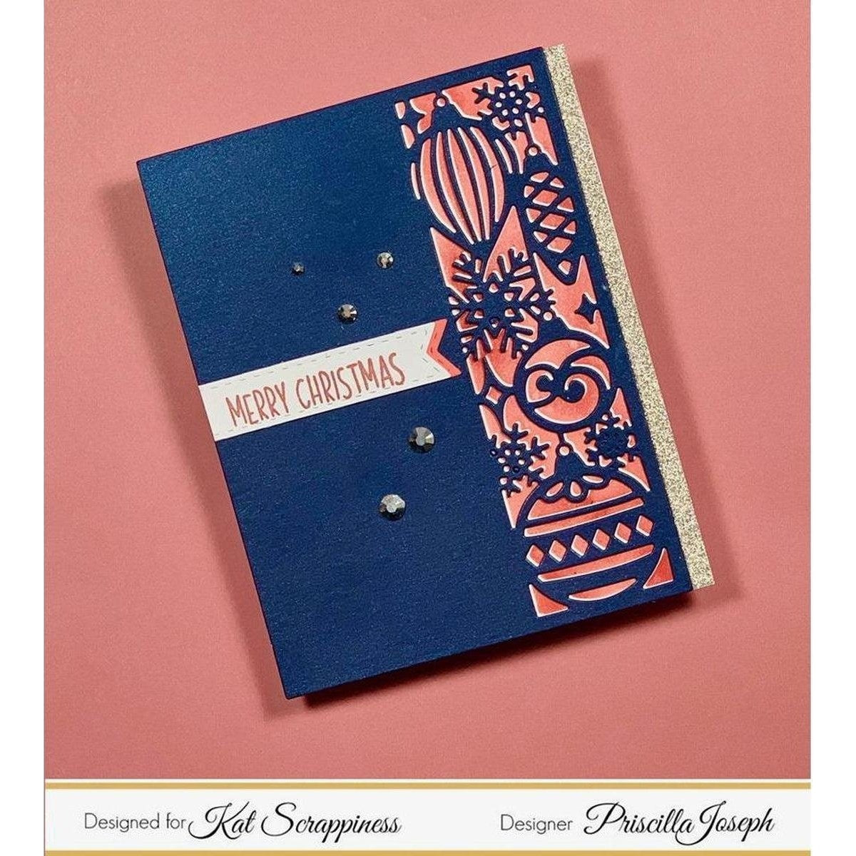 Ornament Strip Cover Plate Die by Kat Scrappiness - Kat Scrappiness