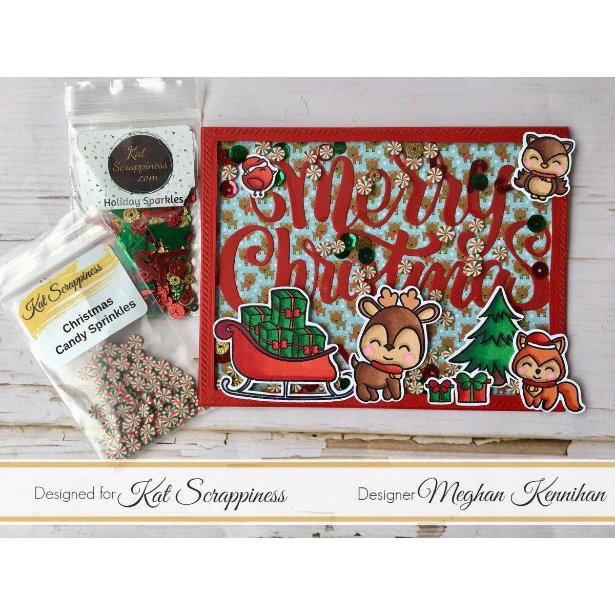 Merry Christmas w/Shadow Die by Kat Scrappiness - Kat Scrappiness