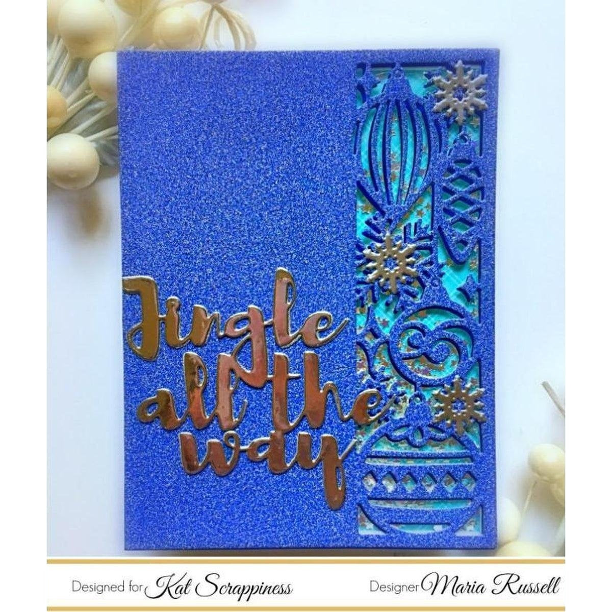 Ornament Strip Cover Plate Die by Kat Scrappiness - Kat Scrappiness