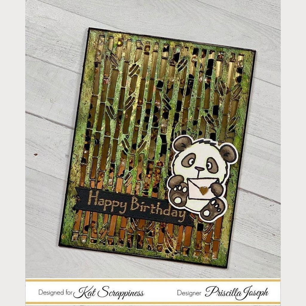 Bamboo Backdrop Die by Kat Scrappiness - Kat Scrappiness