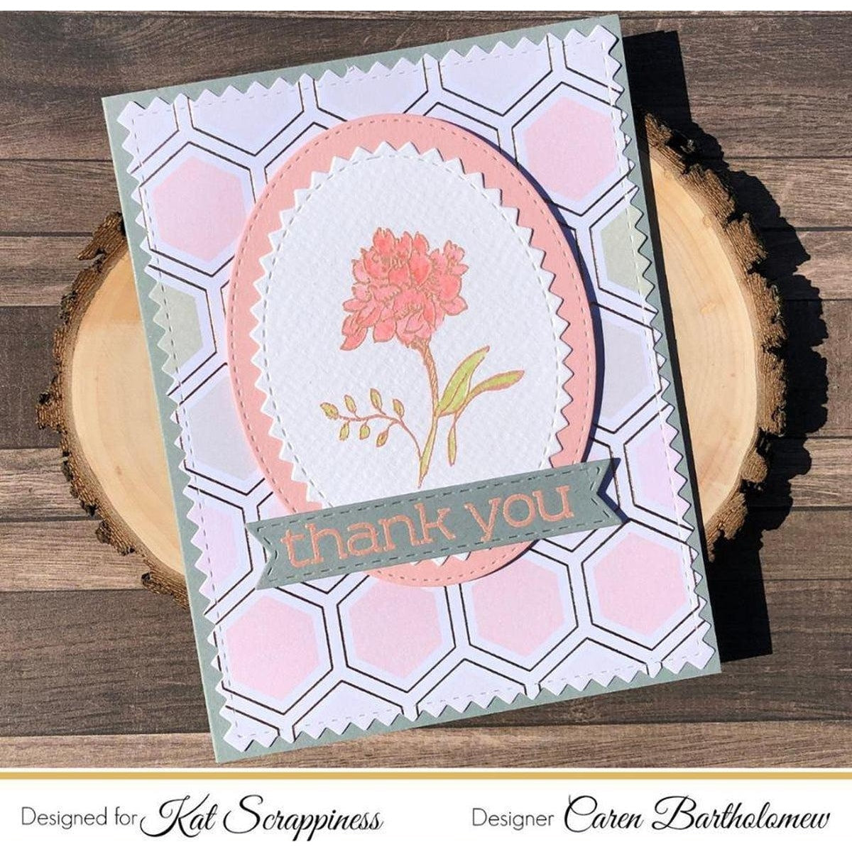 Zig Zag Oval Dies by Kat Scrappiness - Kat Scrappiness