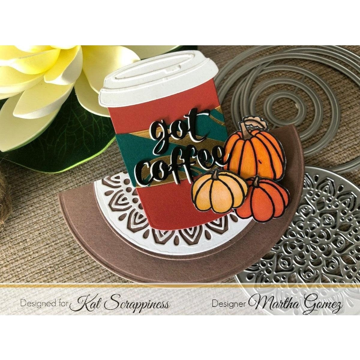 Embossed Edge Circle Dies by Kat Scrappiness - Kat Scrappiness