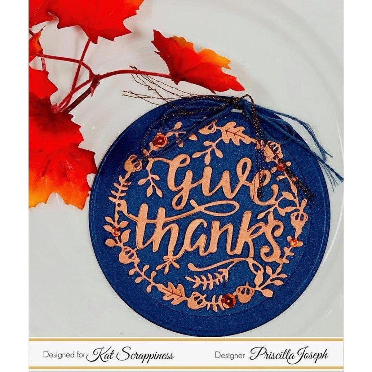 Embossed Edge Circle Dies by Kat Scrappiness - Kat Scrappiness