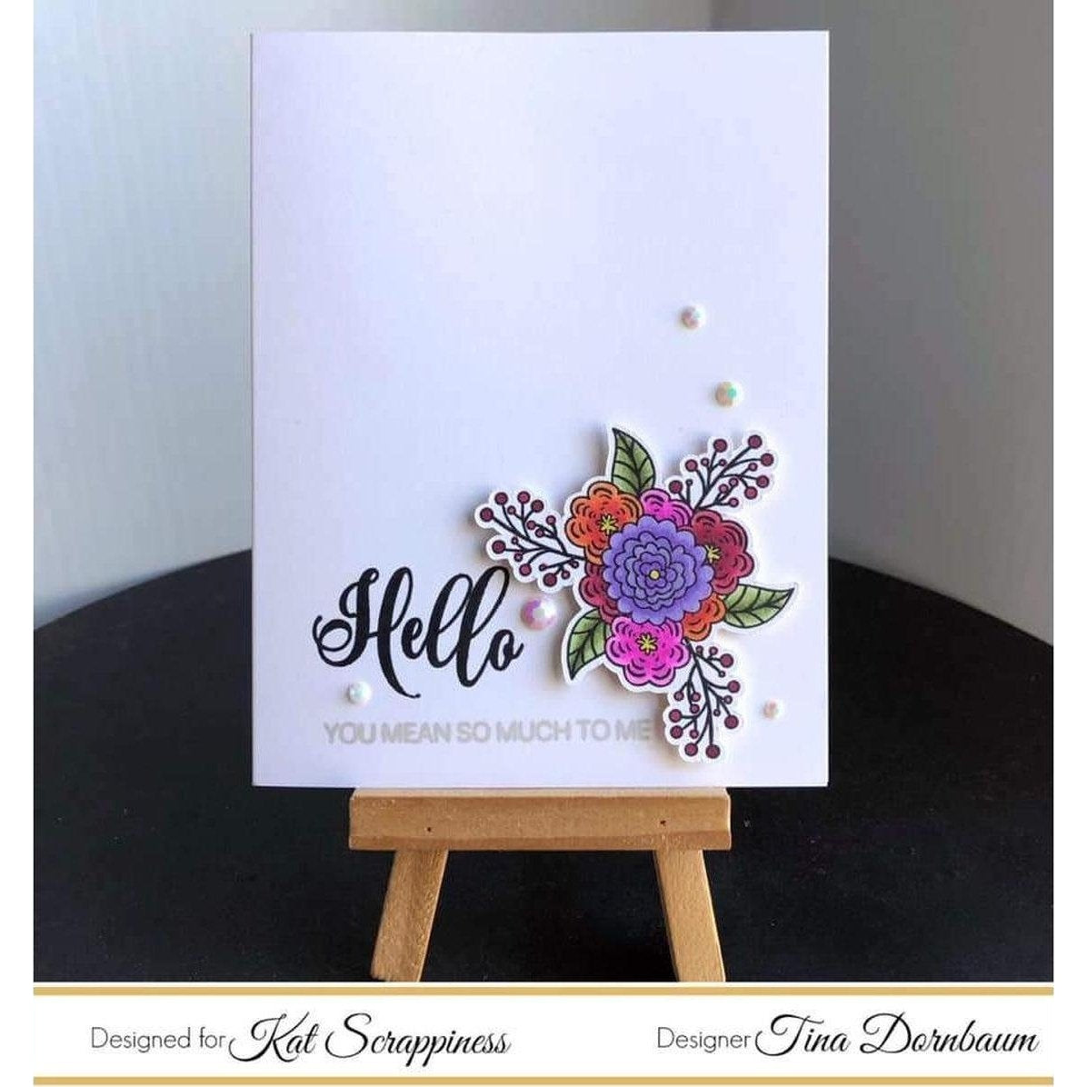 "Friendship Greetings" Stamp Set by Kat Scrappiness - Kat Scrappiness