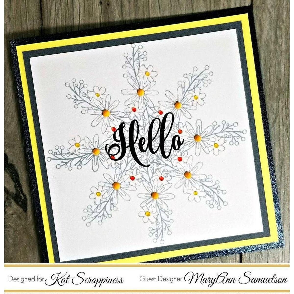 "Friendship Greetings" Stamp Set by Kat Scrappiness - Kat Scrappiness