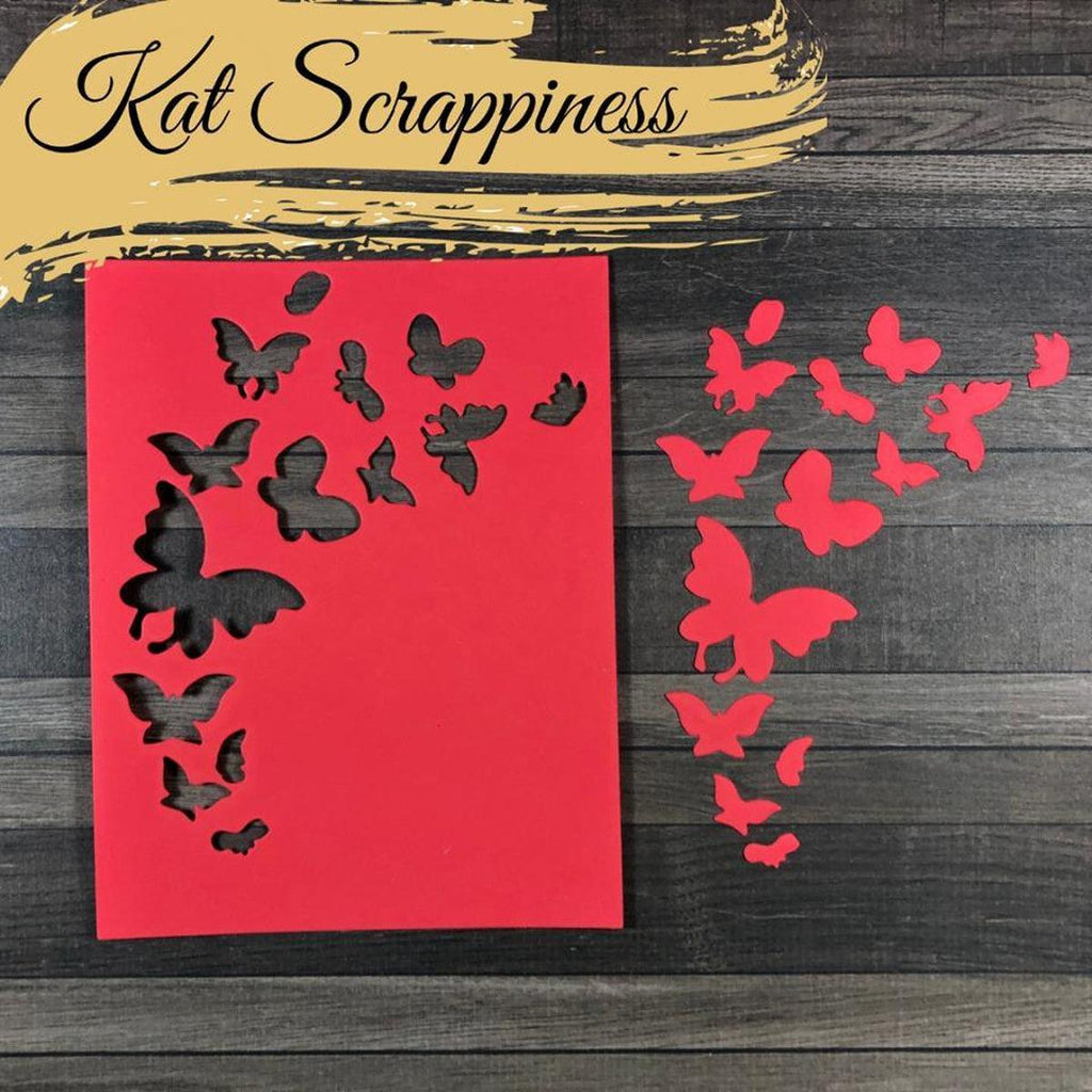 Butterfly Backdrop Die by Kat Scrappiness - Kat Scrappiness